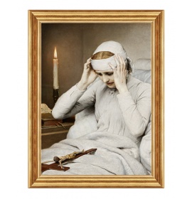 Błogosławiona Anna Katarzyna Emmerick - 01 - Obraz na płótnie