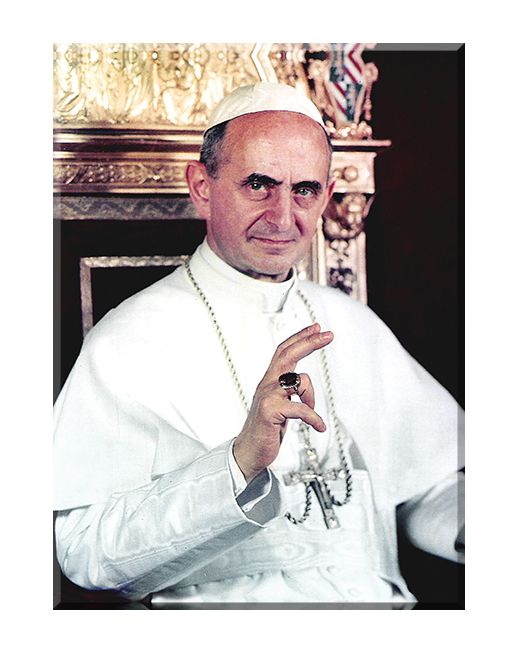 Błogosławiony Papież Paweł VI - 01 - Obraz religijny