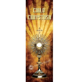Boże Ciało - 61 - Baner Religijny - 110x310 cm