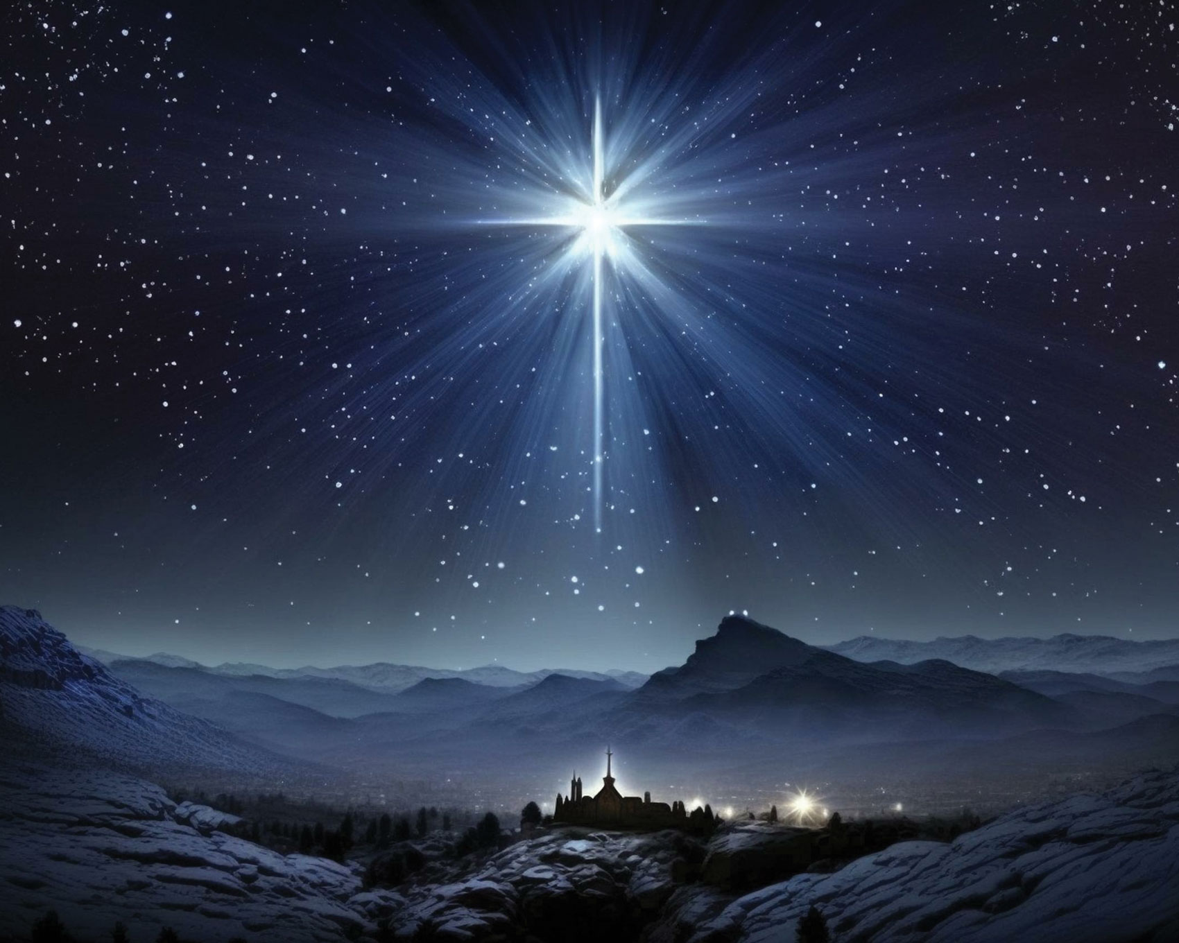 Boże Narodzenie - Tło szopki - 45 - Baner religijny - 250x200 cm