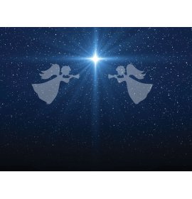 Boże Narodzenie - Tło szopki - 47 - Baner religijny - 200x150