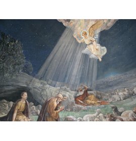 Boże Narodzenie - Tło szopki - 48 - Baner religijny - 200x150