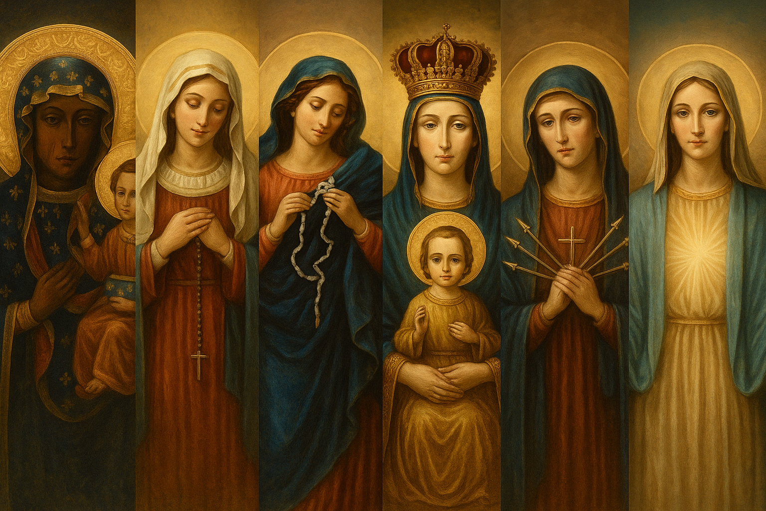 Najpopularniejsze wizerunki Maryi w Polsce – przewodnik po najważniejszych motywach