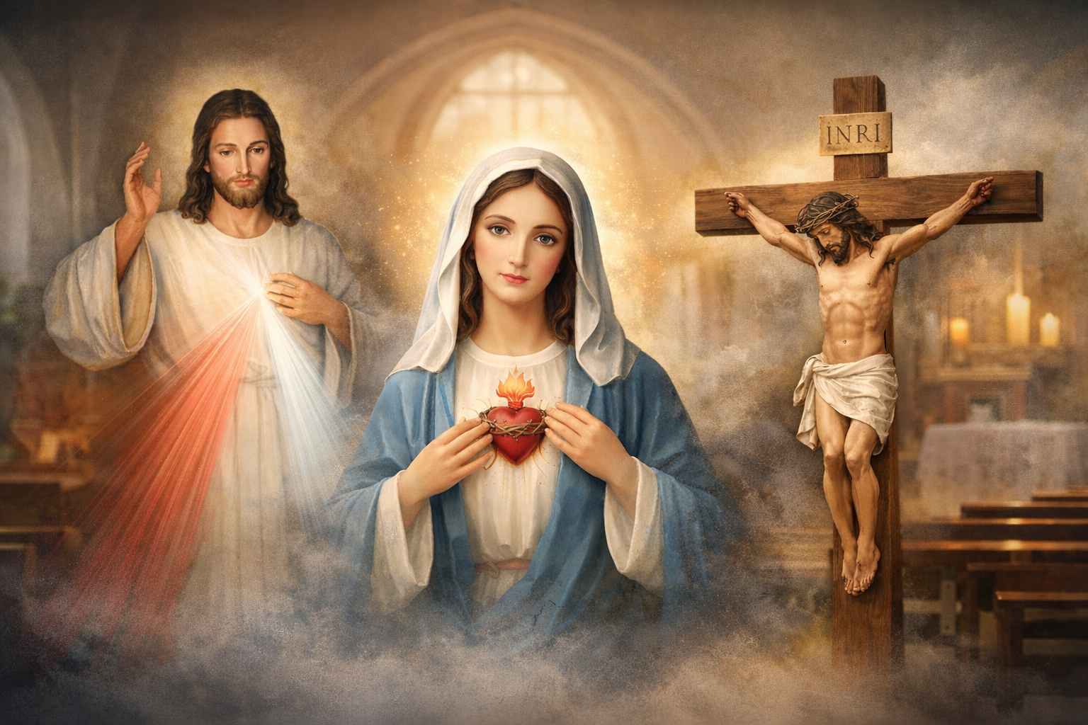 Obrazy religijne do kaplic szpitalnych, szkolnych i zakonnych