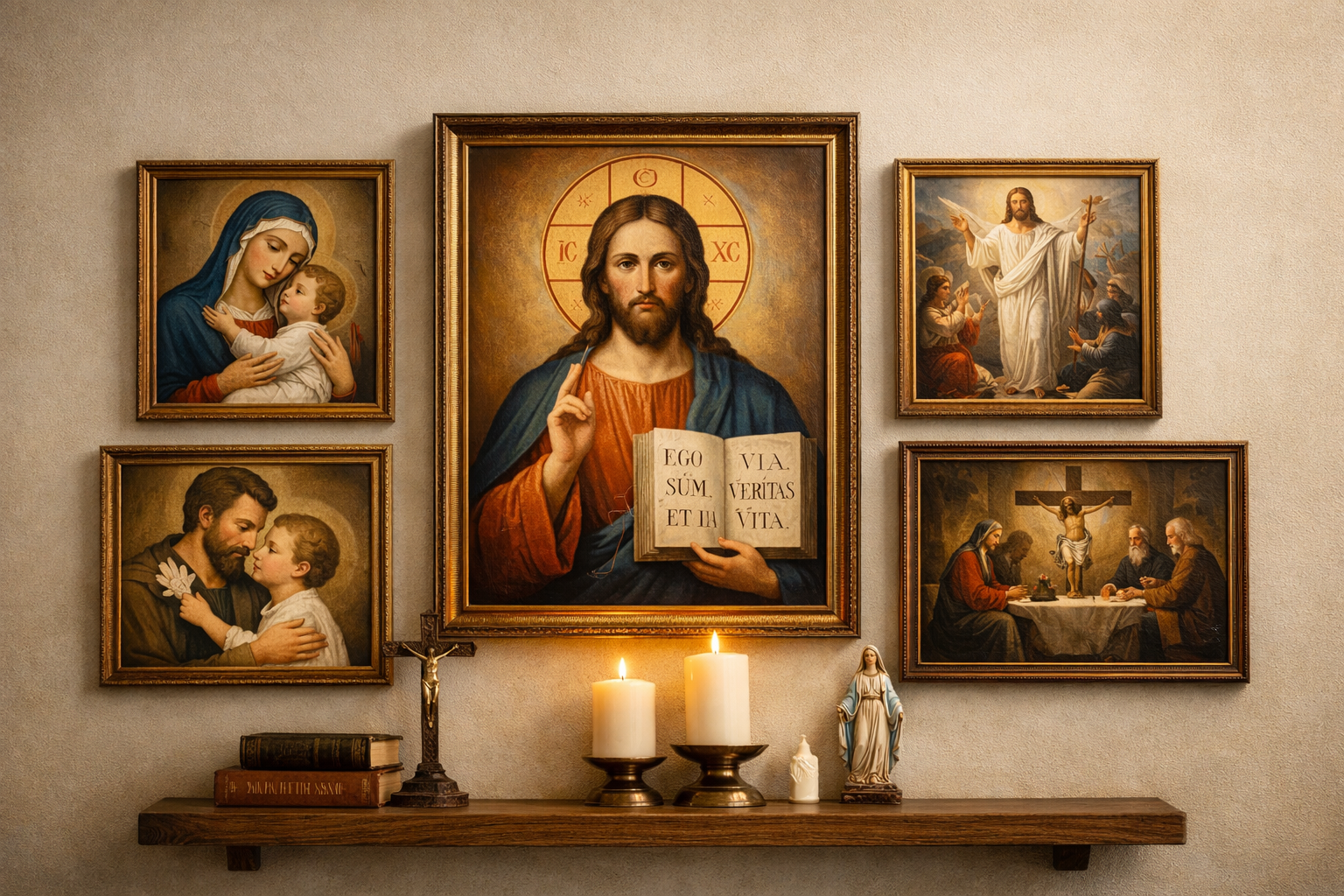 Jak komponować układ, który prowadzi wzrok i tworzy przestrzeń modlitwy