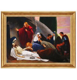 Jezus złożony do grobu - Stacja XIV - Rzym