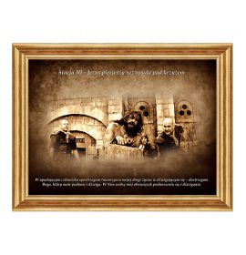 Jezus upada po raz pierwszy - Stacja III - wg rozważań Stefana Wyszyńskiego