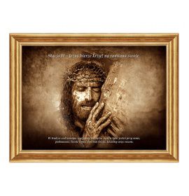 Jezus bierze krzyż na swoje ramiona - Stacja II - wg rozważań Stefana Wyszyńskiego