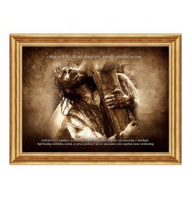 Jezus upada po raz drugi - Stacja VII - wg rozważań Stefana Wyszyńskiego