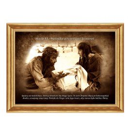 Weronika ociera twarz Jezusowi - Stacja VI - wg rozważań Stefana Wyszyńskiego