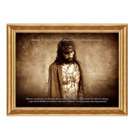 Jezus z szat obnażony - Stacja X - wg rozważań Stefana Wyszyńskiego