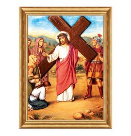 Jezus pociesza płaczące niewiasty - Stacja VIII - Boleszyn