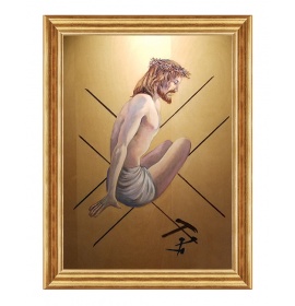 Jezus przybity do krzyża - Stacja XI - Salzburg