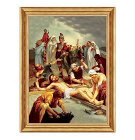 Jezus przybity do krzyża - Stacja XI - Florencja