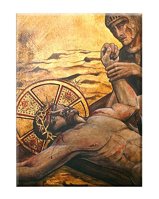 Jezus przybity do krzyża - Stacja XI - Kordoba, Hiszpania