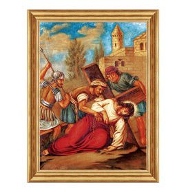 Jezus upada po raz drugi - Stacja VII - Boleszyn