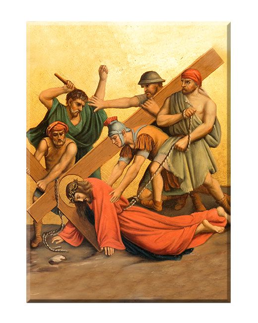 Jezus upada po raz drugi - Stacja VII - Francja, Avinion