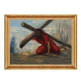 Jezus upada po raz pierwszy - Stacja III - Kowno, Litwa