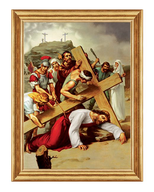 Jezus upada po raz trzeci - Stacja IX - Florencja