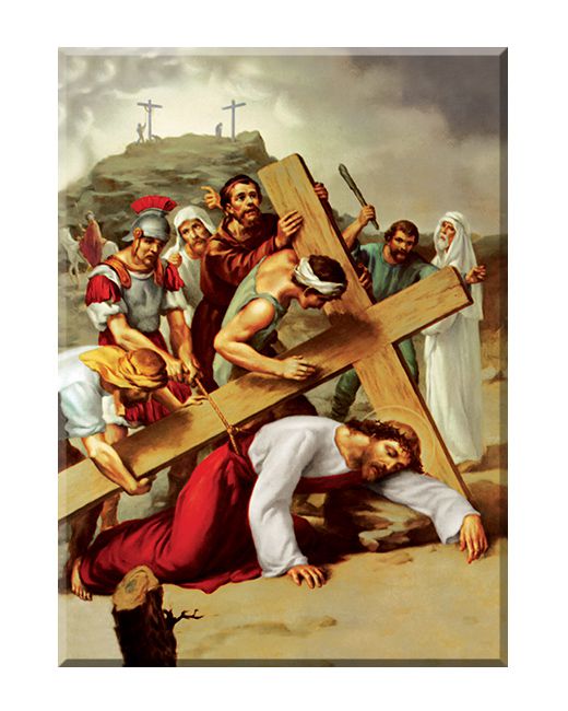 Jezus upada po raz trzeci - Stacja IX - Florencja