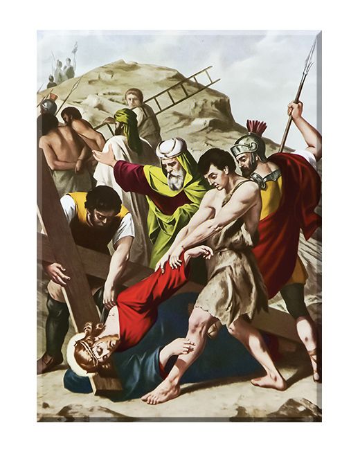 Jezus upada po raz trzeci - Stacja IX - Neapol