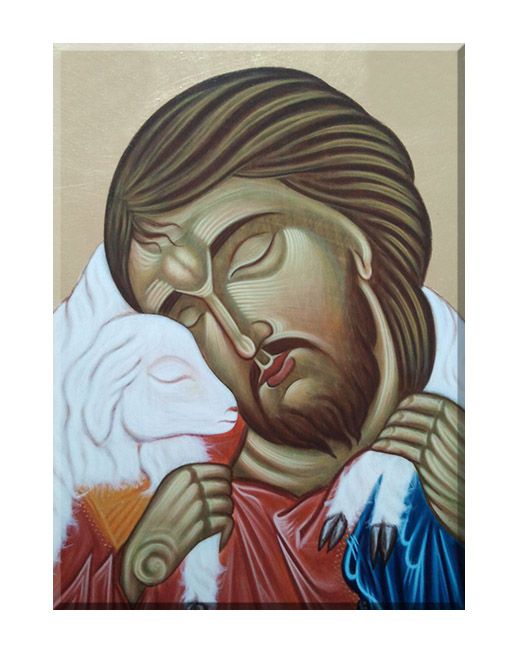 Jezus z barankiem - 02 - Obraz religijny