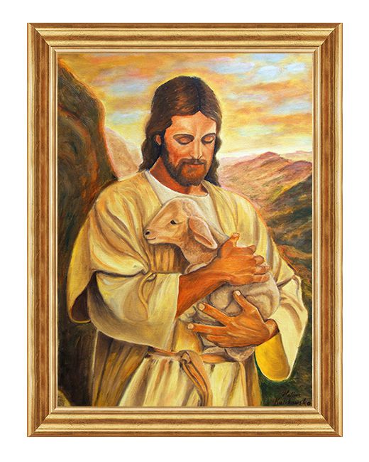 Jezus z barankiem - 04 - Obraz religijny