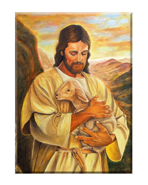 Jezus z barankiem - 04 - Obraz religijny