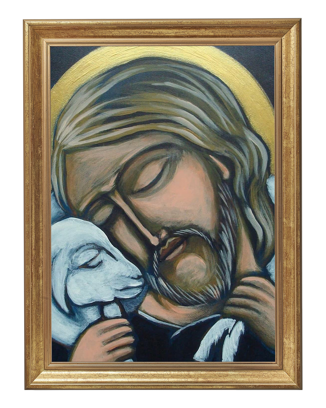 Obraz w rozmiarze 50x70 cm oprawiony w ramę B. Szerokość ramy: 5 cm.