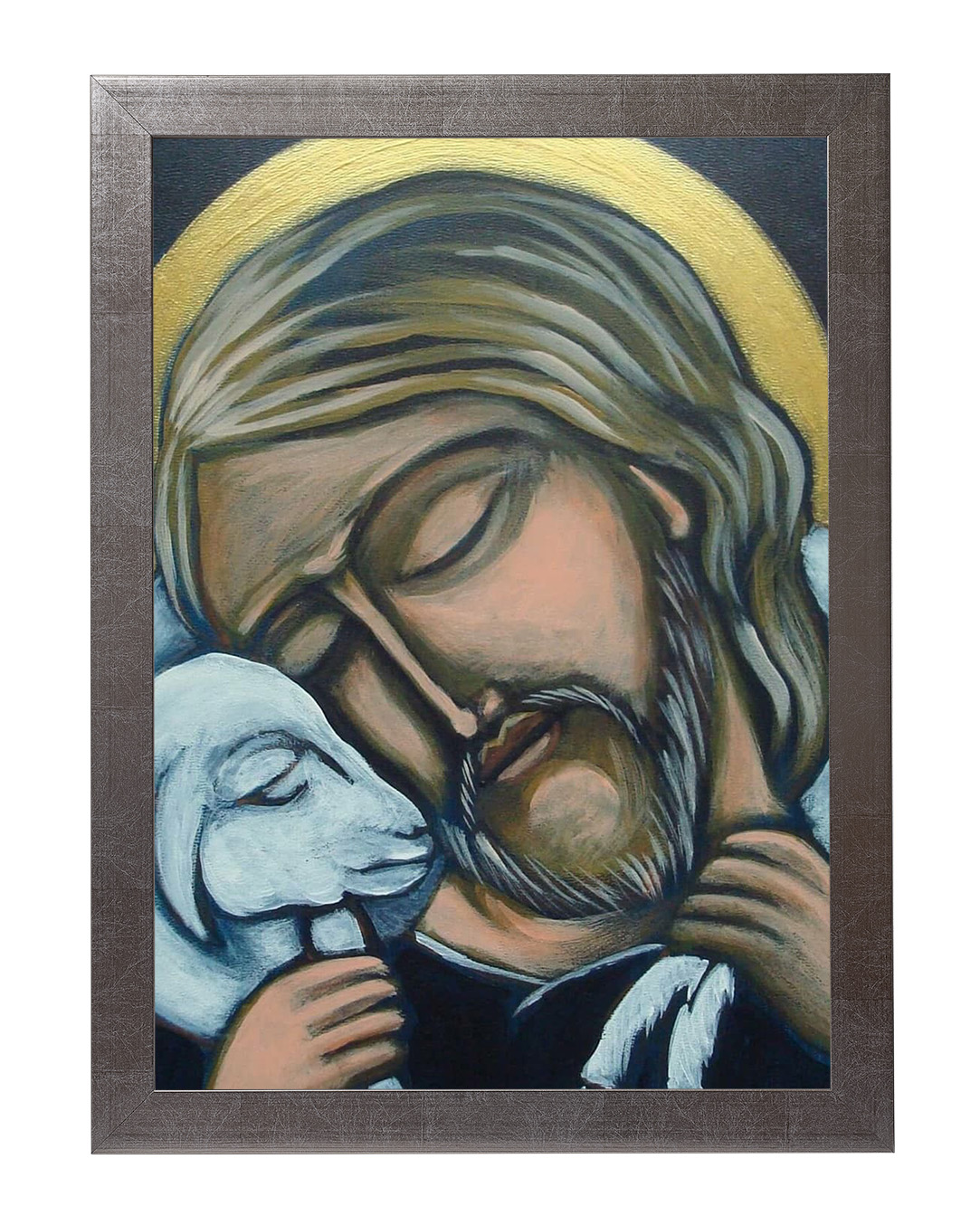 Obraz w rozmiarze 50x70 cm oprawiony w ramę E w kolorze srebrnym. Szerokość ramy: 4,5 cm.