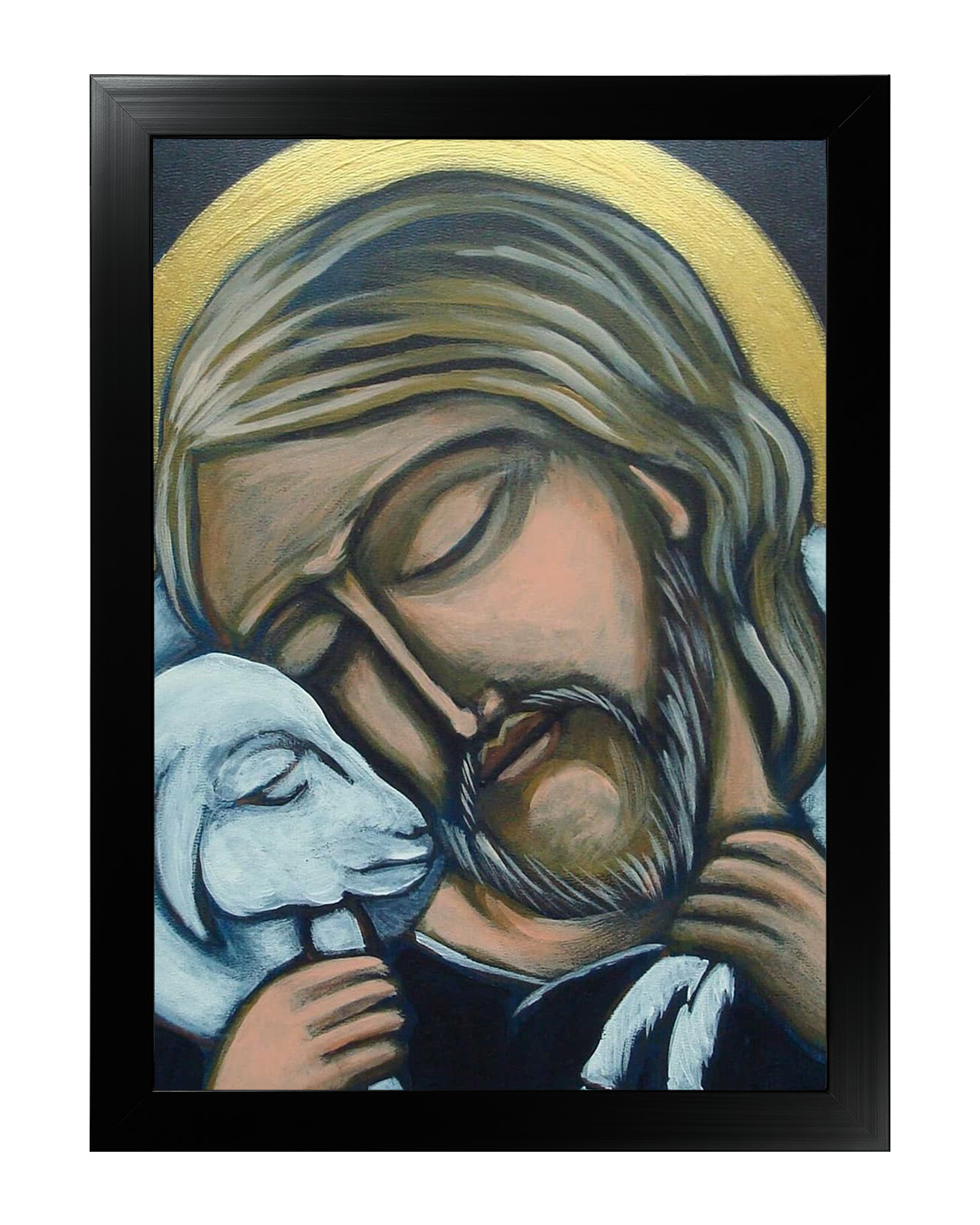 Obraz w rozmiarze 50x70 cm oprawiony w ramę E w kolorze czarnym. Szerokość ramy: 4,5 cm.