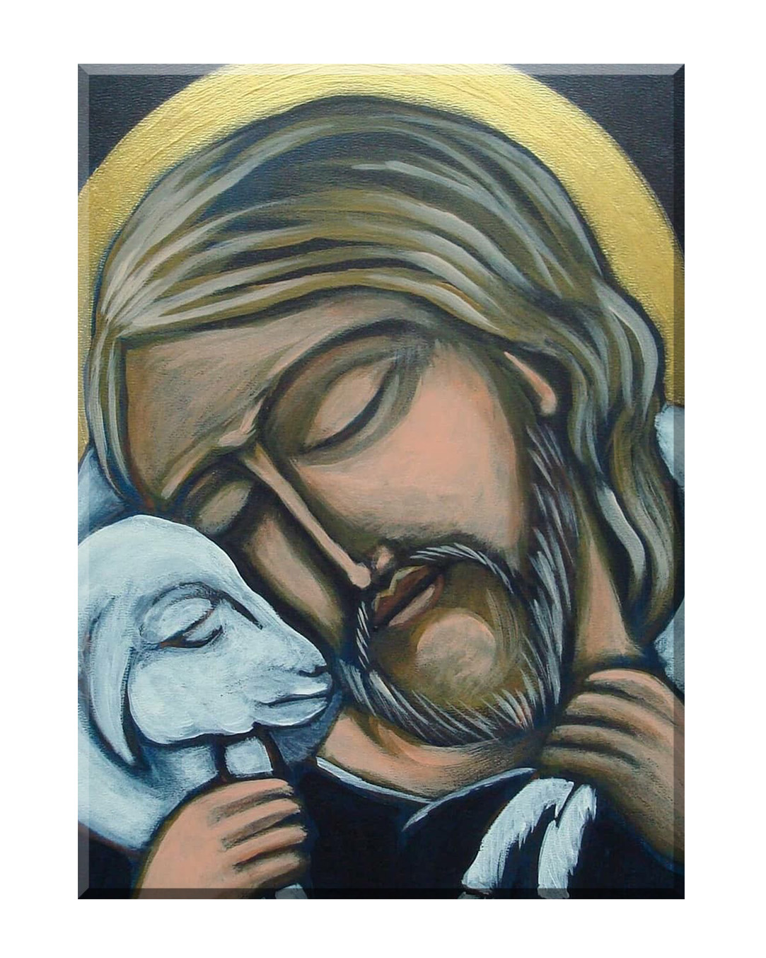 Obraz nieoprawiony w ramę.