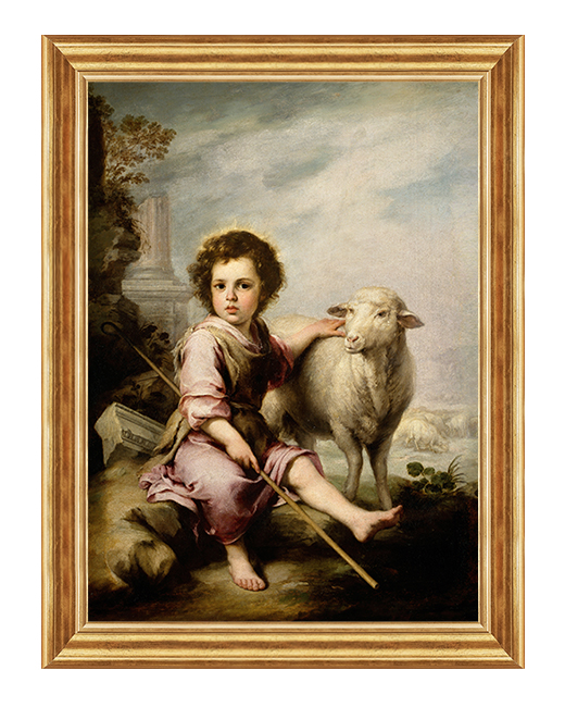 Jezus z barankiem - 10 - Obraz religijny