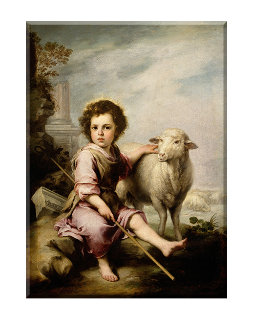 Jezus z barankiem - 10 - Obraz religijny