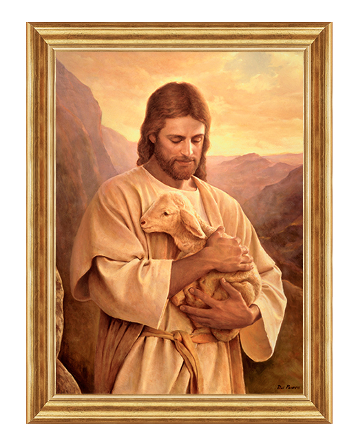 Jezus z barankiem - 11 - Obraz religijny