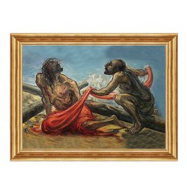 Jezus z szat obnażony - Stacja X - Kowno, Litwa