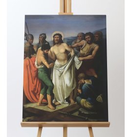 Jezus z szat obnażony - Stacja X - Kraków