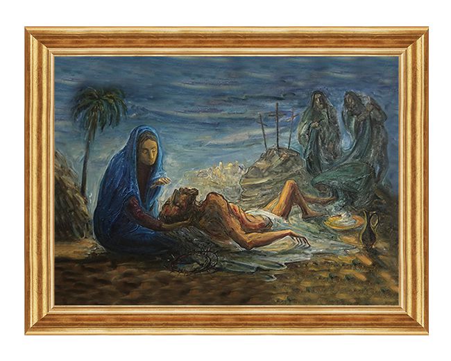 Jezus zdjęty z krzyża - Stacja XIII - Kowno, Litwa