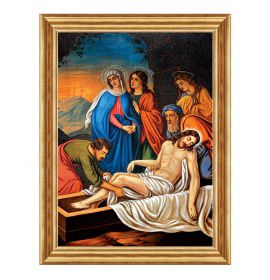 Jezus złożony do grobu - Stacja XIV - Boleszyn