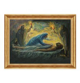 Jezus złożony do grobu - Stacja XIV - Kowno, Litwa