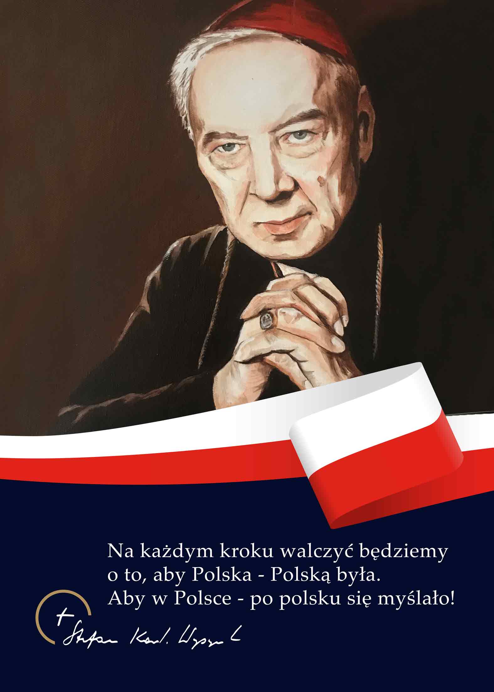 Kardynał Stefan Wyszyński - 12 - Baner religijny - 200x280