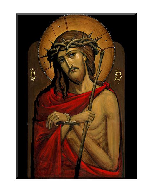 Jezus w koronie cierniowej - Ecce Homo - 19 - Obraz religijny