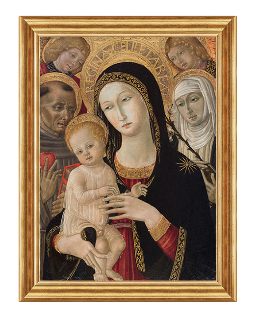 Madonna z dzieciątkiem i świętymi - 19 - Obraz religijny