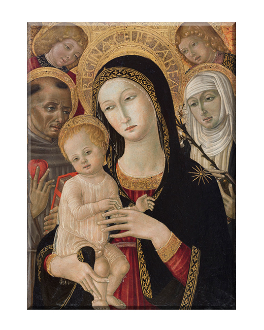 Madonna z dzieciątkiem i świętymi - 19 - Obraz religijny