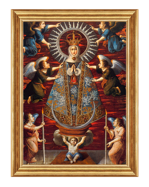 Matka Boska od Aniołów - Obraz z ramą