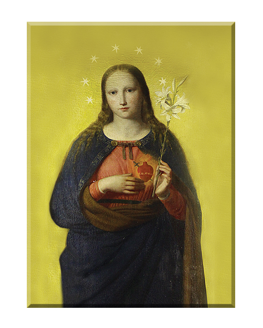 Matka Boża Reska - Sanktuarium w Resku - 01 - bez korony - Obraz religijny