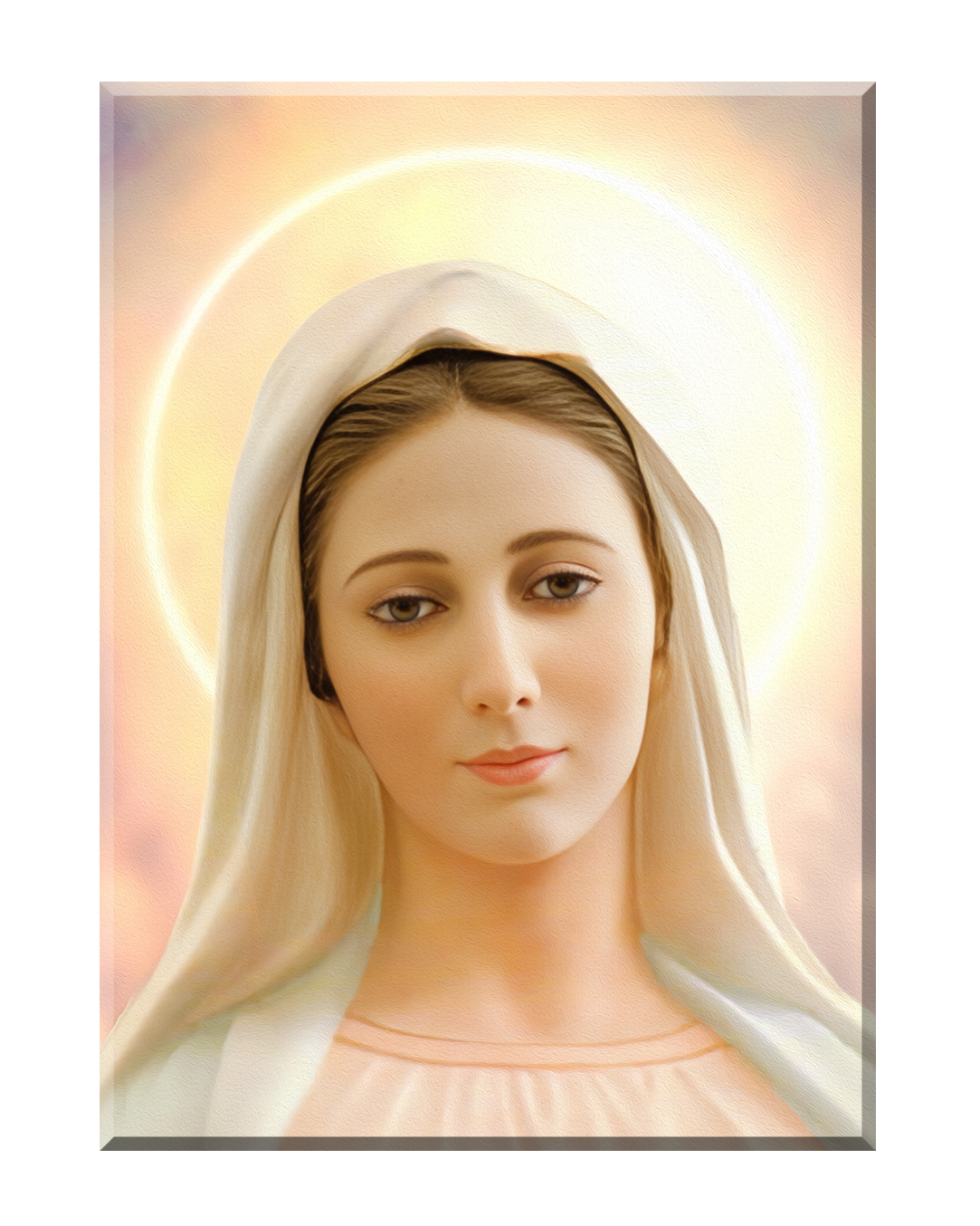 Obraz nieoprawiony w ramę.