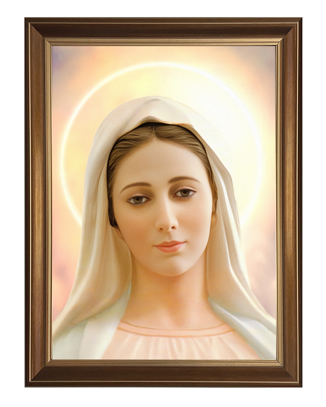 Obraz w rozmiarze 50x70 cm oprawiony w ramę D. Szerokość ramy ok. 5 cm.