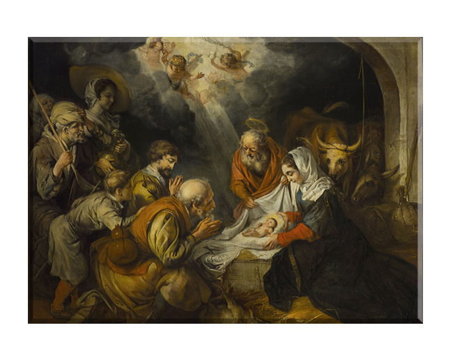 Narodziny Pana Jezusa - Pokłon Pasterzy - 15 - Obraz religijny