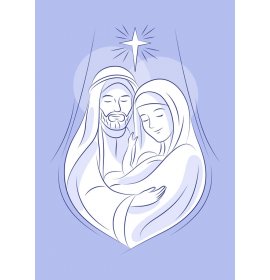 Obrazek kolędowy - 54 - Pamiątka Wizyty Duszpasterskiej